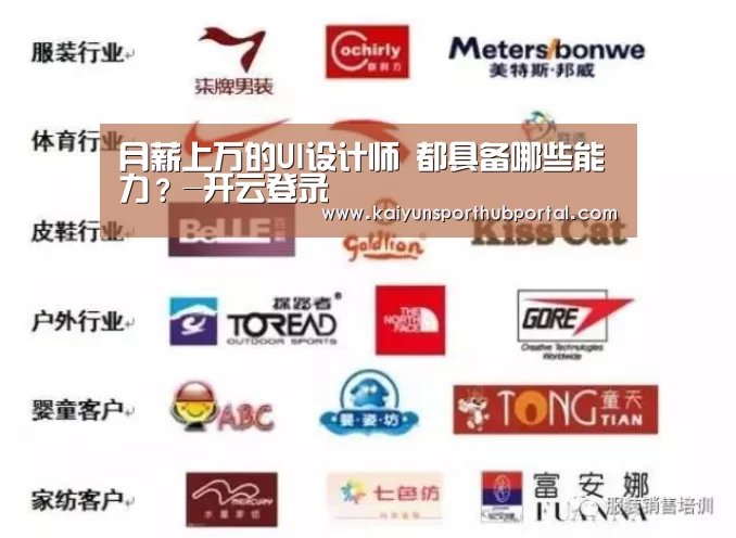 月薪上万的UI设计师 都具备哪些能力?-开云登录(图2) 开云体育官网